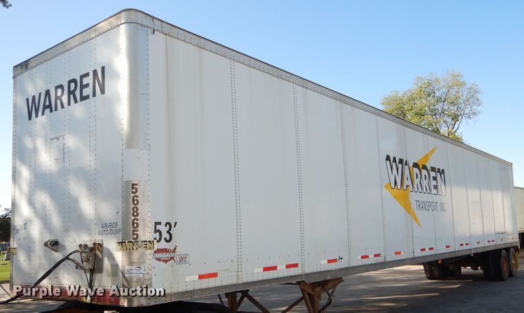image for item DH6210 2005 Wabash dry van trailer