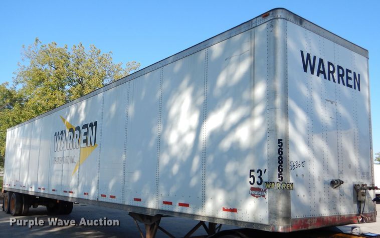 image for item DH6210 2005 Wabash dry van trailer