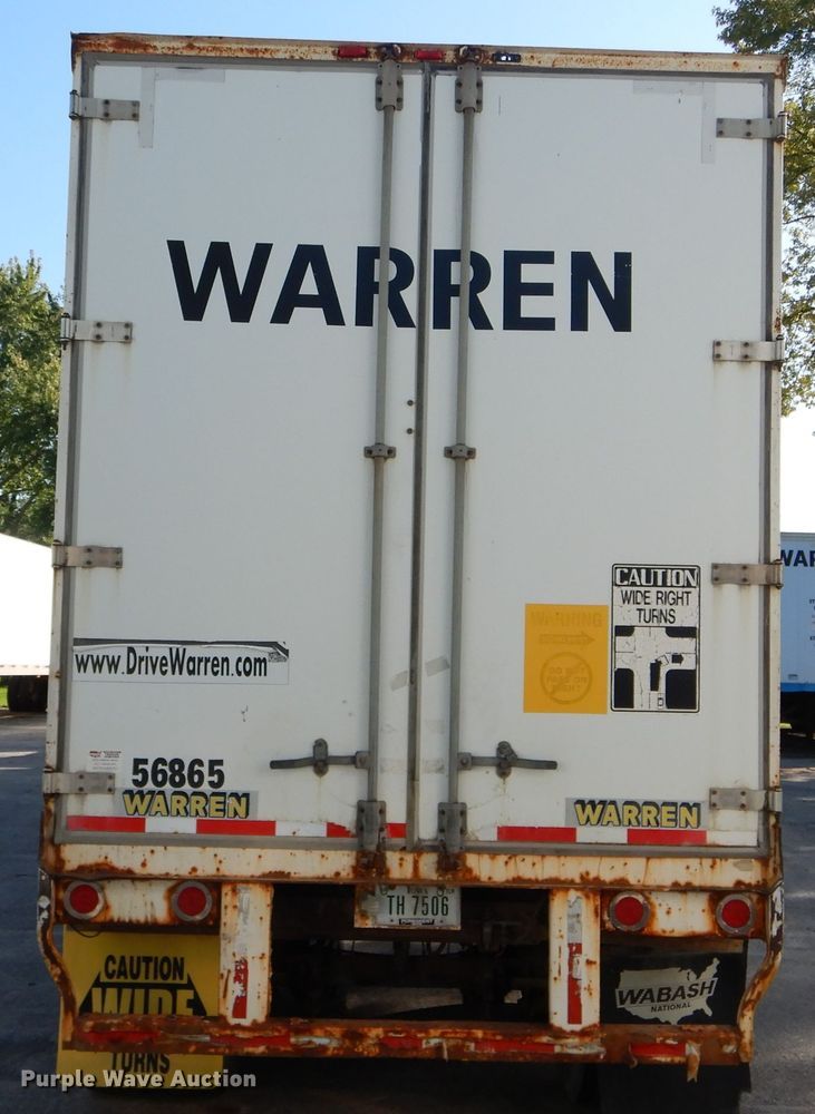 image for item DH6210 2005 Wabash dry van trailer