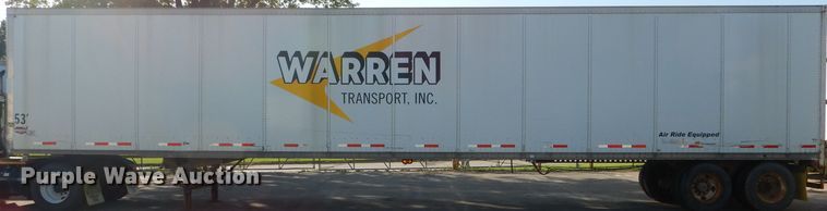 image for item DH6210 2005 Wabash dry van trailer