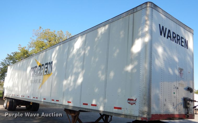 image for item DH6211 2005 Wabash dry van trailer