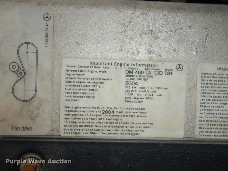 image for item DI2556 2005 Freightliner Columbia 120 semi truck