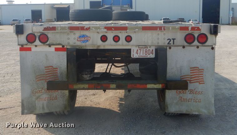 image for item FC9922 1998 Utility flatbed trailer