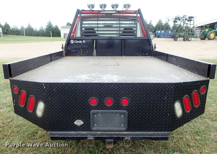 image for item DB7707 1990 Ford F250 flatbed pickup truck