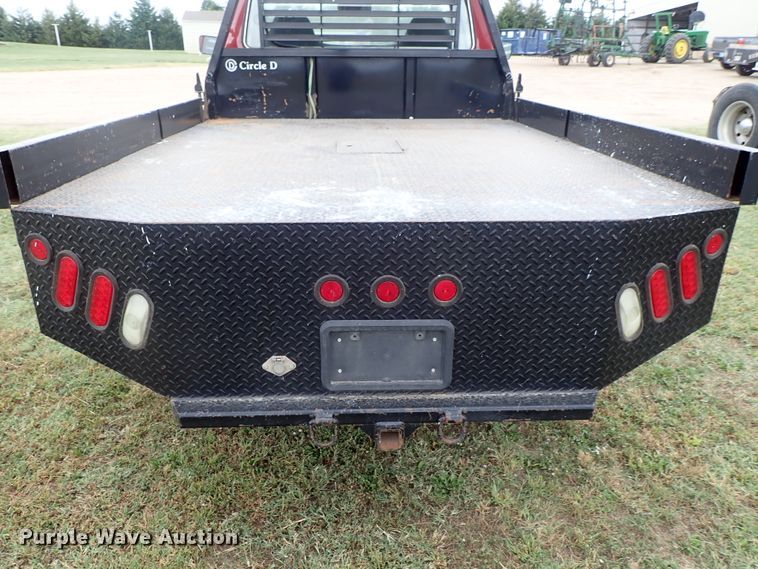 image for item DB7707 1990 Ford F250 flatbed pickup truck