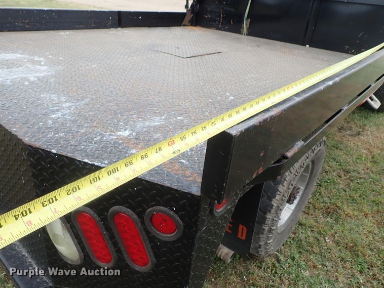 image for item DB7707 1990 Ford F250 flatbed pickup truck