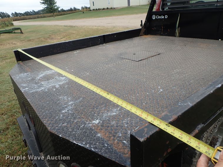 image for item DB7707 1990 Ford F250 flatbed pickup truck