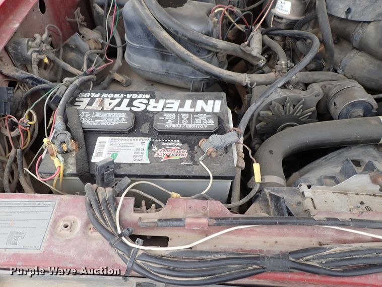 image for item DB7707 1990 Ford F250 flatbed pickup truck