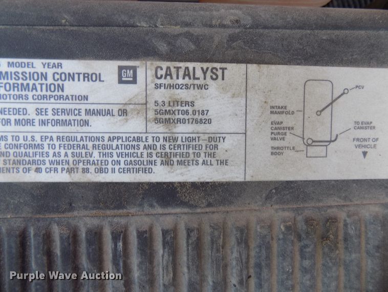 image for item DG2461 2005 GMC Sierra 1500 Ext. Cab pickup truck