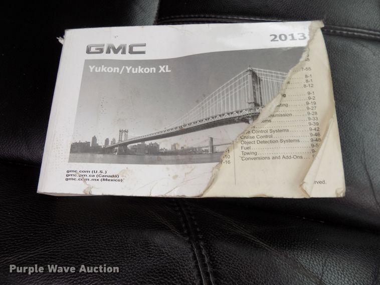image for item DG2463 2013 GMC Yukon XL SLT SUV