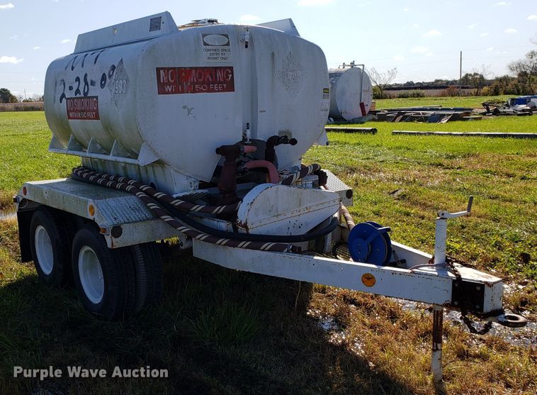 image for item DG8814 US Aluminum fuel tank trailer