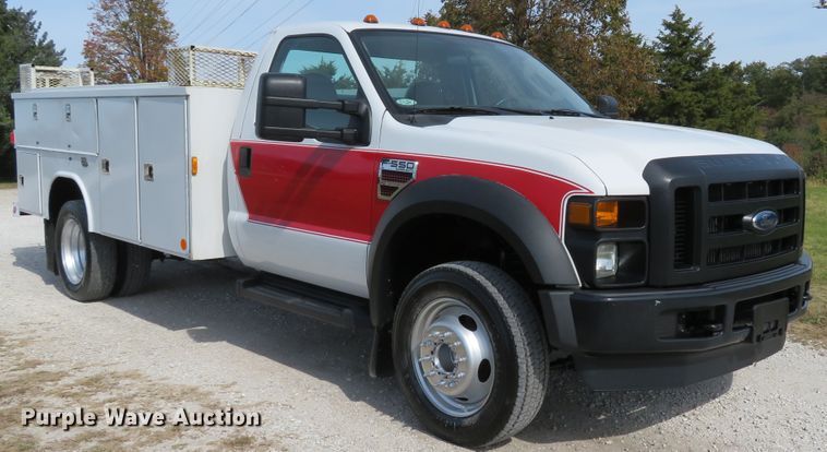 image for item DH1639 2008 Ford F550 Super Duty XL utility truck