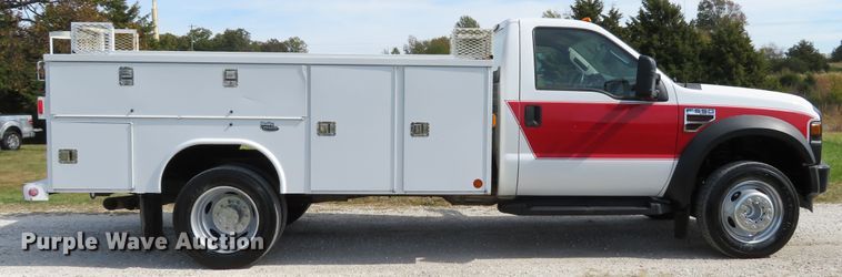 image for item DH1639 2008 Ford F550 Super Duty XL utility truck