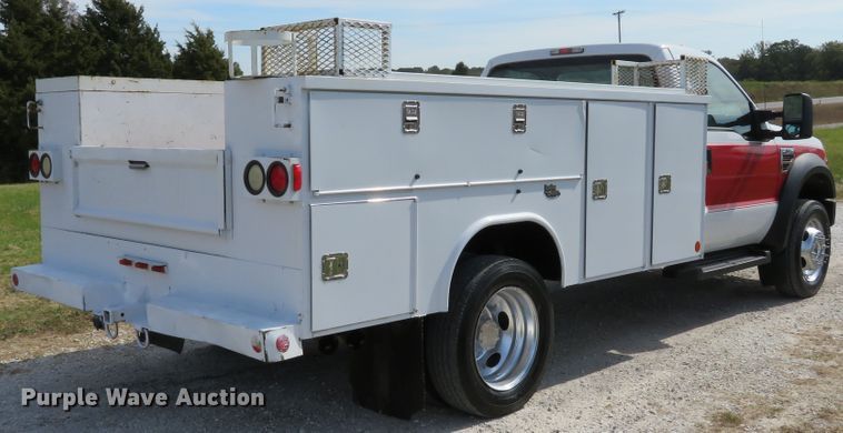 image for item DH1639 2008 Ford F550 Super Duty XL utility truck