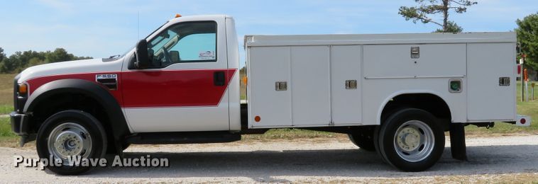 image for item DH1639 2008 Ford F550 Super Duty XL utility truck