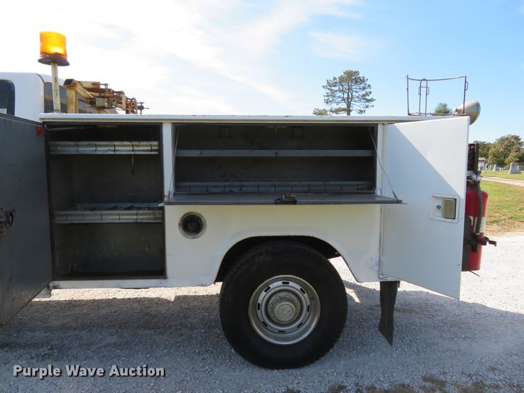 image for item DH1641 1998 Dodge Ram 2500 Club Cab utility bed pickup truck