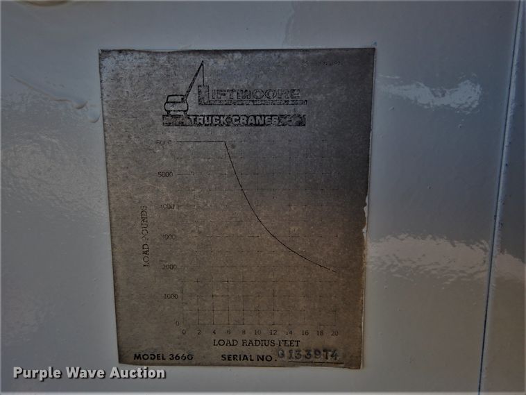 image for item DH2171 1995 Ford FT900 flatbed truck