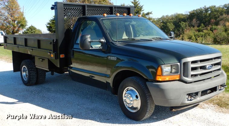 image for item DH2172 2001 Ford F350 Super Duty XL dump bed pickup truck