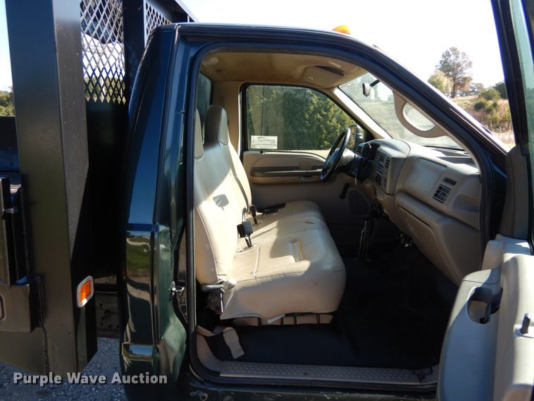 image for item DH2172 2001 Ford F350 Super Duty XL dump bed pickup truck