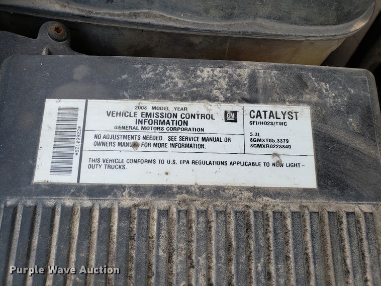 image for item ET9910 2008 Chevrolet Silverado 1500 pickup truck