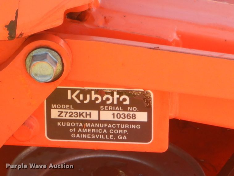 image for item EY9282 Kubota Z723KH ZTR lawn mower
