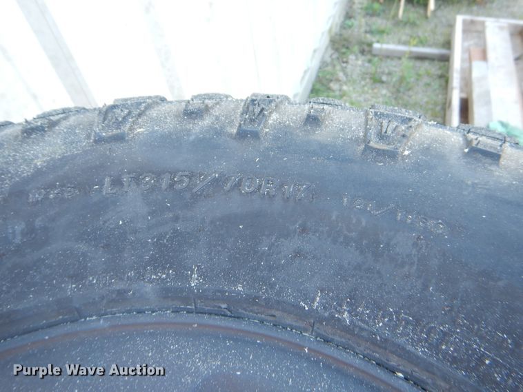 image for item EY9291 (4) 315/70R17 tires and wheels