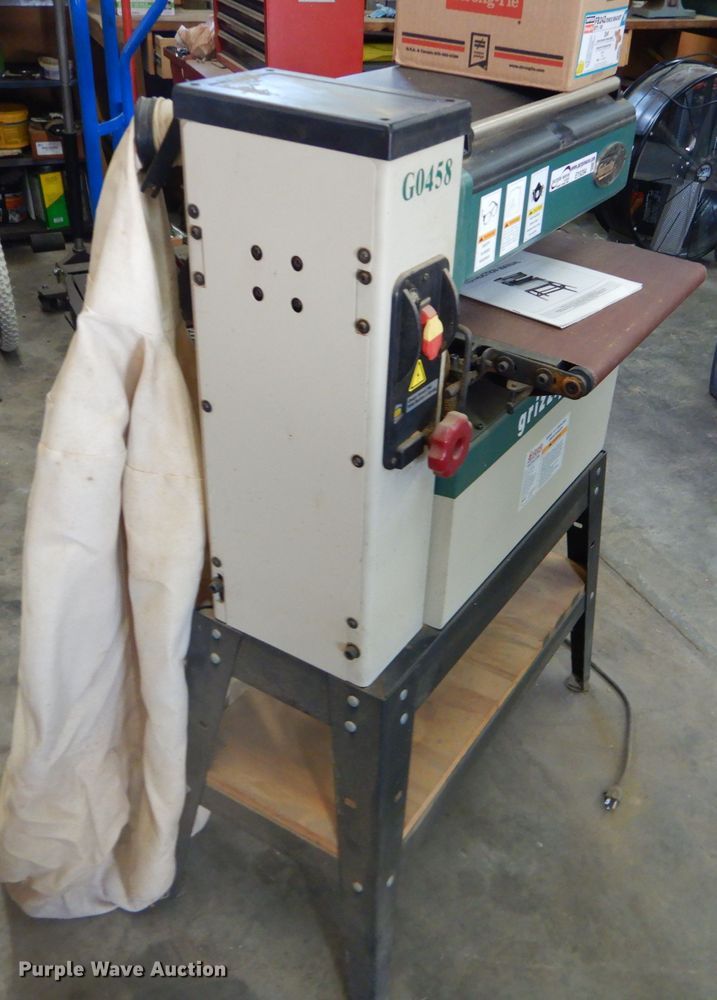 Grizzly G0458 open end drum sander in 