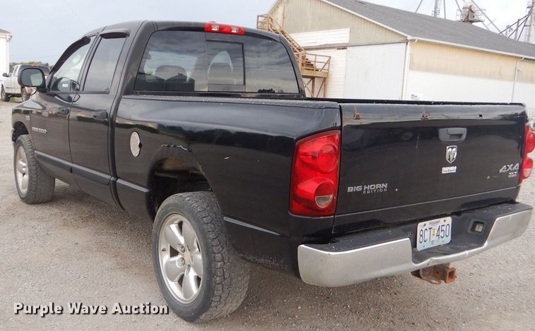 image for item EY9307 2007 Dodge Ram 1500 Quad Cab pickup truck