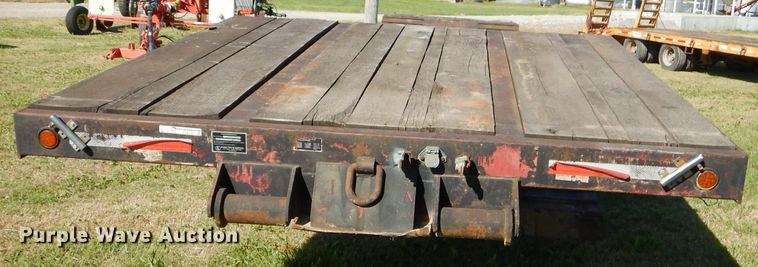 image for item EY9338 1994 Talbert lowboy equipment trailer