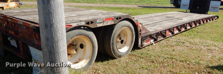 image for item EY9338 1994 Talbert lowboy equipment trailer