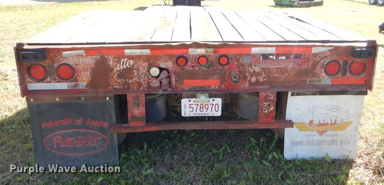 image for item EY9338 1994 Talbert lowboy equipment trailer