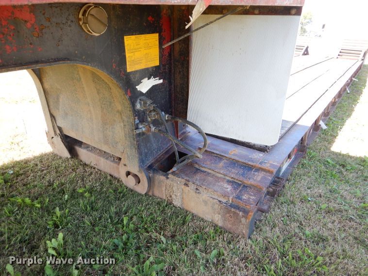 image for item EY9338 1994 Talbert lowboy equipment trailer