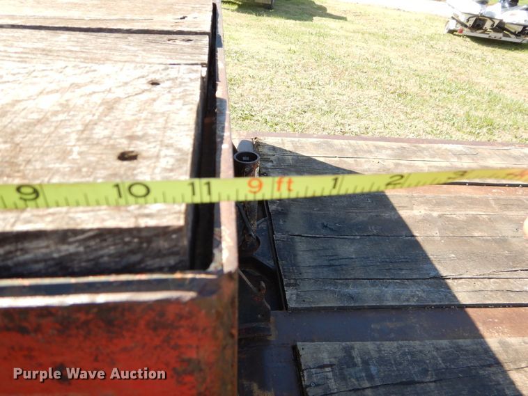 image for item EY9338 1994 Talbert lowboy equipment trailer