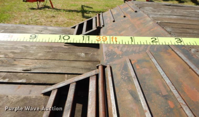 image for item EY9338 1994 Talbert lowboy equipment trailer