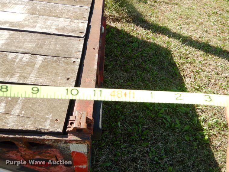 image for item EY9338 1994 Talbert lowboy equipment trailer