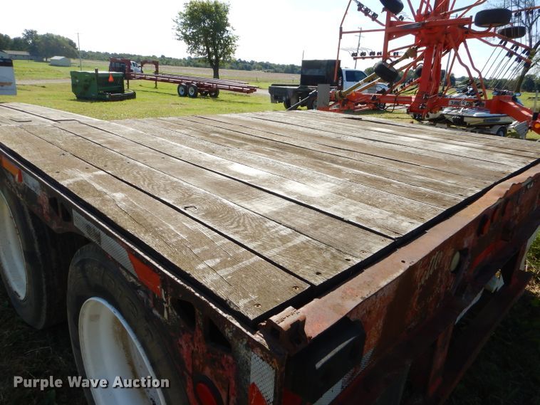 image for item EY9338 1994 Talbert lowboy equipment trailer
