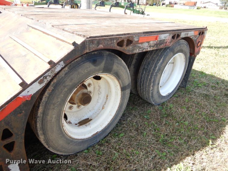image for item EY9338 1994 Talbert lowboy equipment trailer