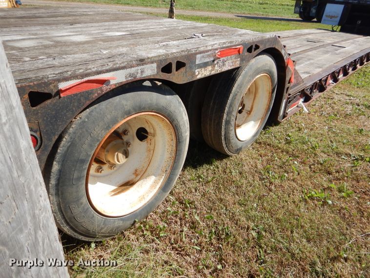 image for item EY9338 1994 Talbert lowboy equipment trailer