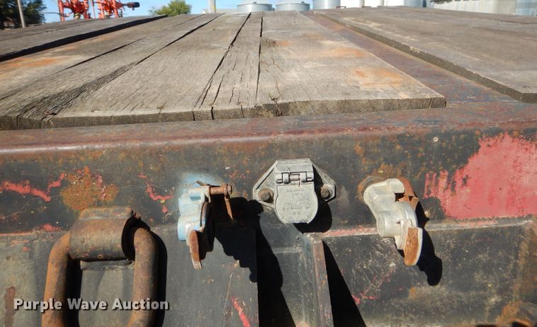 image for item EY9338 1994 Talbert lowboy equipment trailer