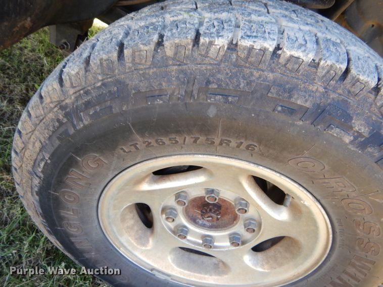 image for item EY9352 2001 Dodge Ram 2500 Quad Cab bale bed pickup truck