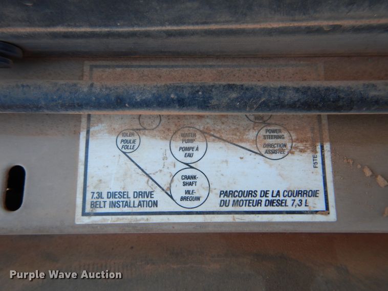 image for item FF9004 1997 Ford F250 bale bed pickup truck