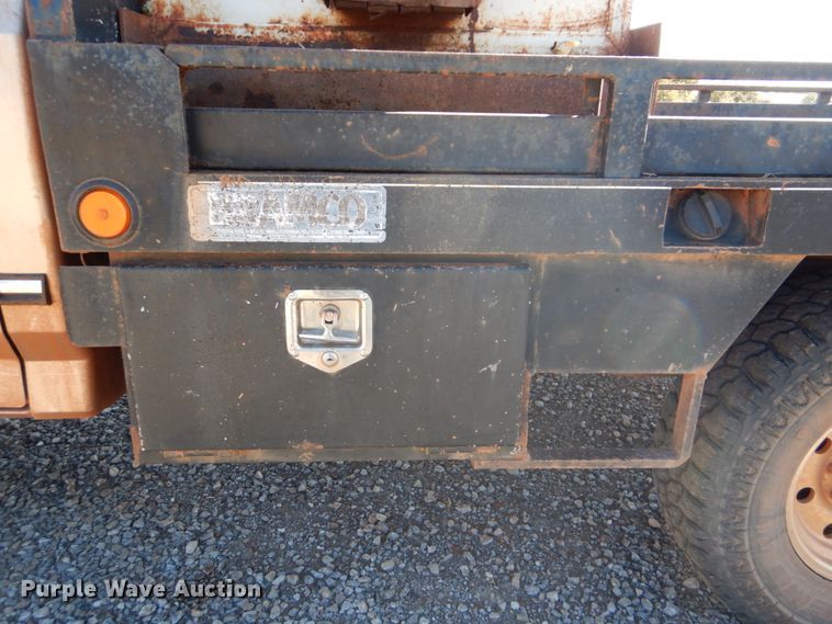 image for item FF9004 1997 Ford F250 bale bed pickup truck