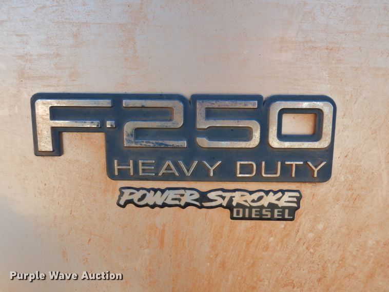 image for item FF9004 1997 Ford F250 bale bed pickup truck