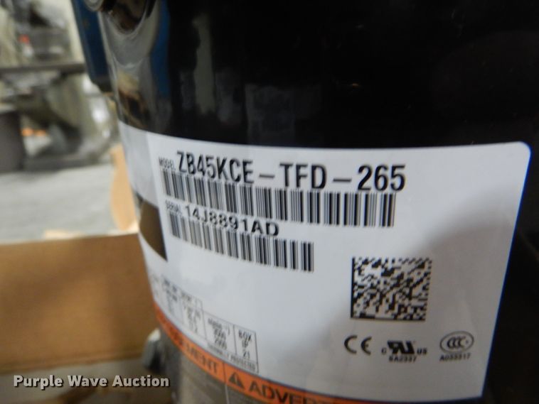 image for item FI9708 (25) Copeland ZB45KCE-TFD-265 compressors