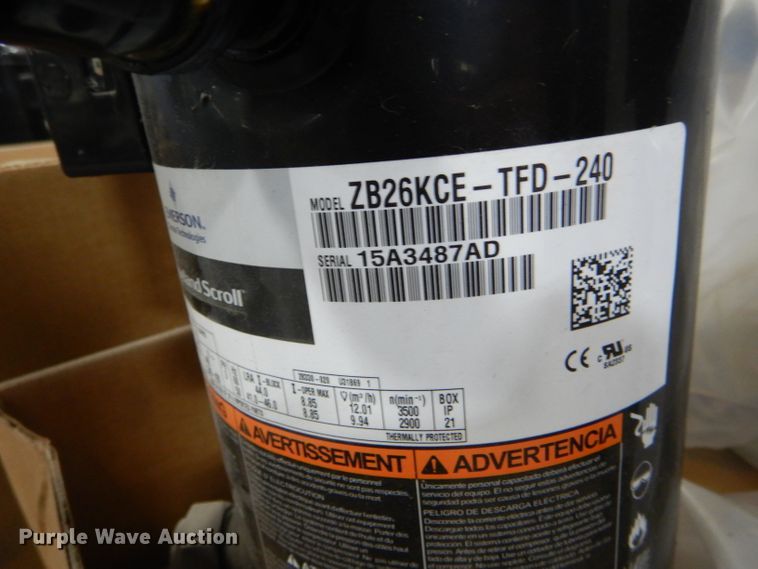 image for item FI9709 (36) Copeland ZB26KCE-TFD-240 compressors