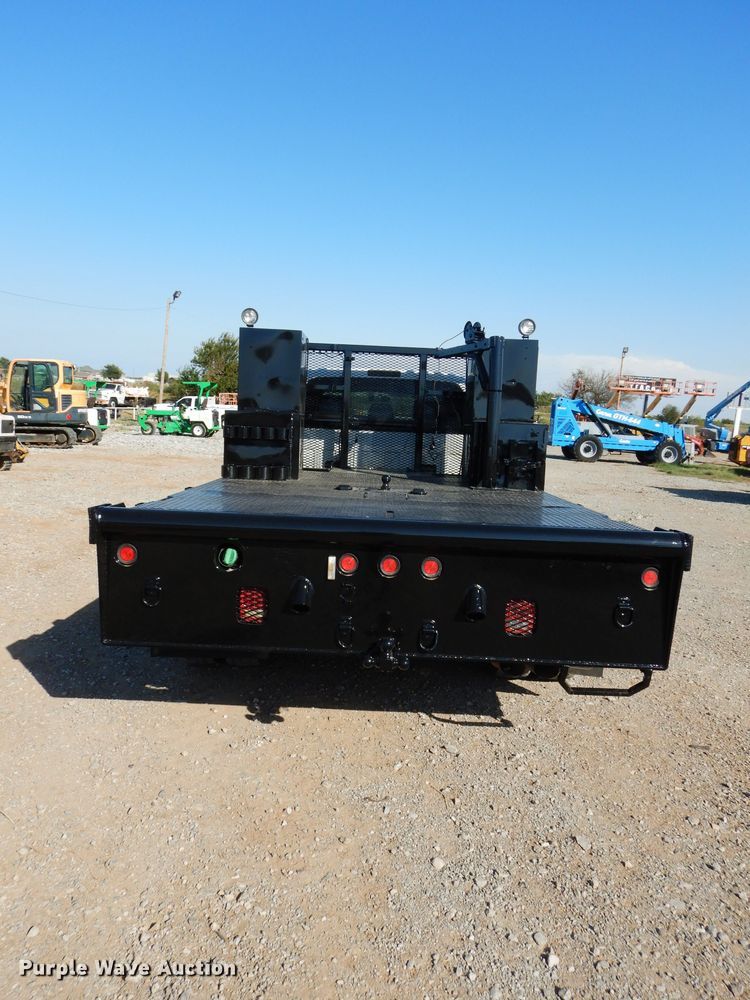 image for item FK9881 2015 Ford F550 Crew Cab flatbed truck