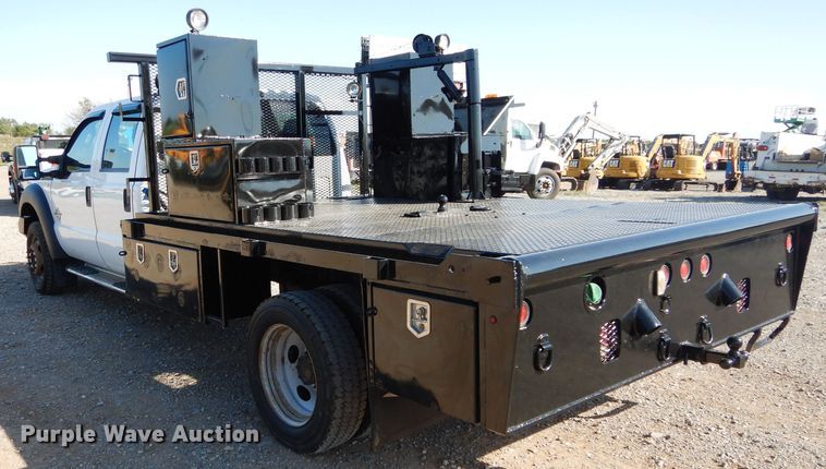 image for item FK9881 2015 Ford F550 Crew Cab flatbed truck