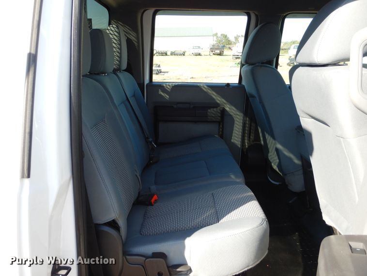 image for item FK9881 2015 Ford F550 Crew Cab flatbed truck