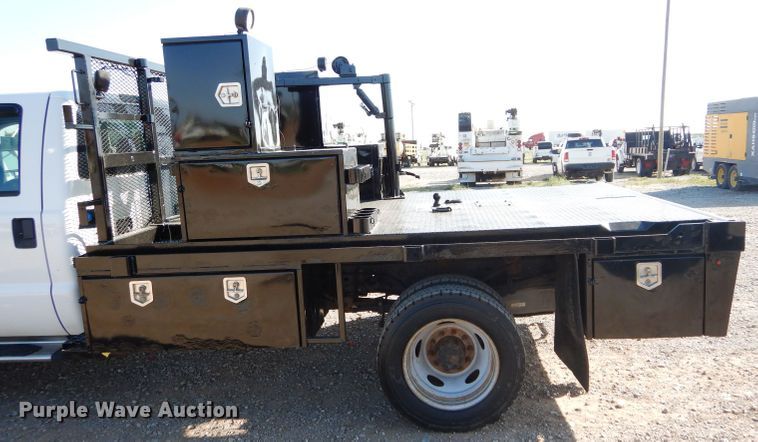 image for item FK9881 2015 Ford F550 Crew Cab flatbed truck