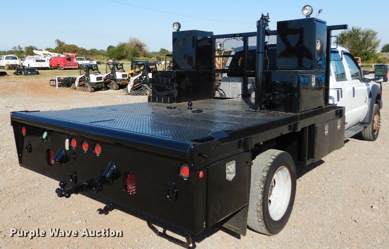 image for item FK9881 2015 Ford F550 Crew Cab flatbed truck